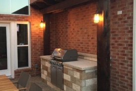 Small Pergola with Lights