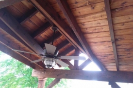 Patio Cover with Fan