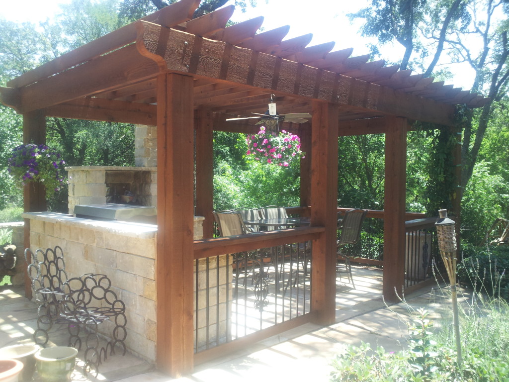 Pecan Ready Seal Pergola Texas Best Stain